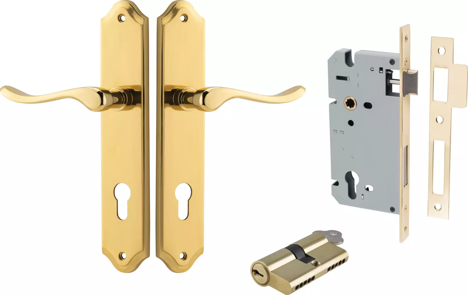 Stirling Lever - Shouldered Entrance Set - Key / Key - PB