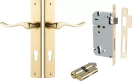 Stirling Lever - Rectangular Entrance Set - Key / Key - PB