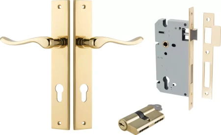 Stirling Lever - Rectangular Entrance Set - Key / Key - PB