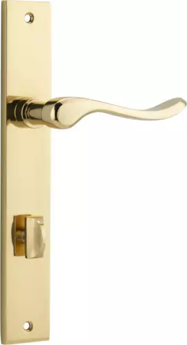Stirling Lever - Rectangular Privacy Handles - PB