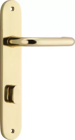 Oslo Lever - Oval Privacy Handles - PB