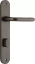 Oslo Lever - Oval Privacy Handles - SB