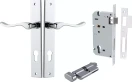 Stirling Lever - Rectangular Entrance Set - Key / Turn - CP