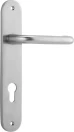 Oslo Lever - Oval Euro Pair - SC