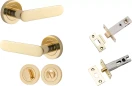 Bronte Lever - Round Rose Privacy Set - PB