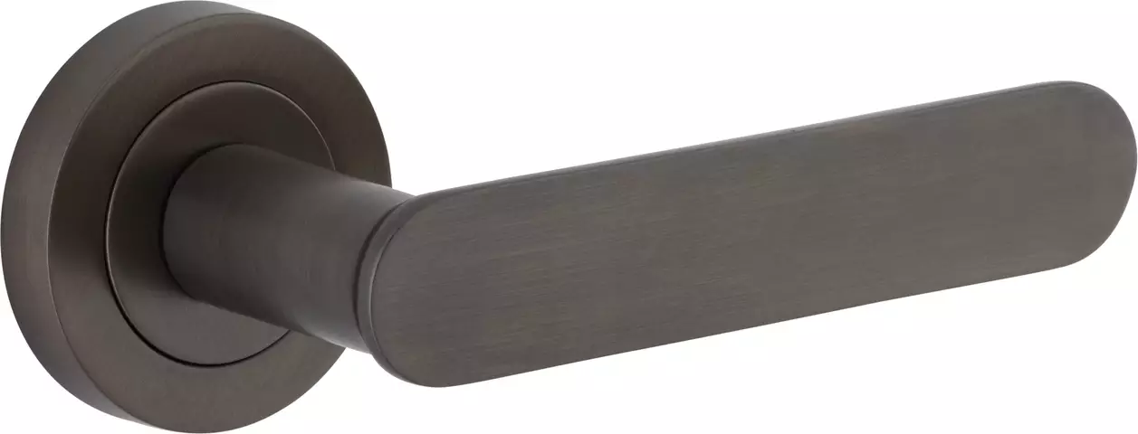 Bronte Lever - Round Rose Handle Set - BB