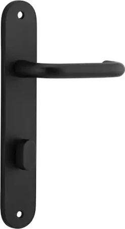 Oslo Lever - Oval Privacy Handles - MB