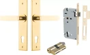 Bronte Lever - Chamfered Entrance Set - Key / Key - PB