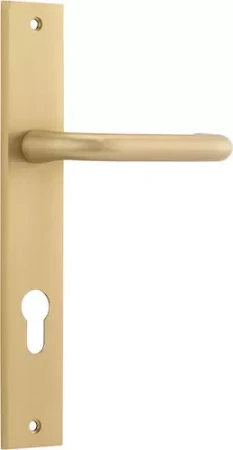 Oslo Lever - Rectangular Euro Pair - BB
