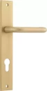 Oslo Lever - Rectangular Euro Pair - BB