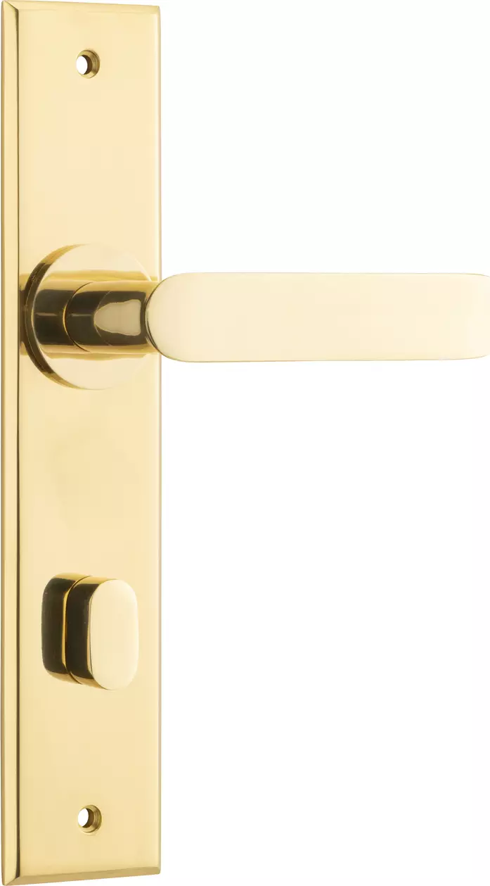 Bronte Lever - Chamfered Privacy Handles - PB