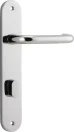 Oslo Lever - Oval Privacy Handles - PN