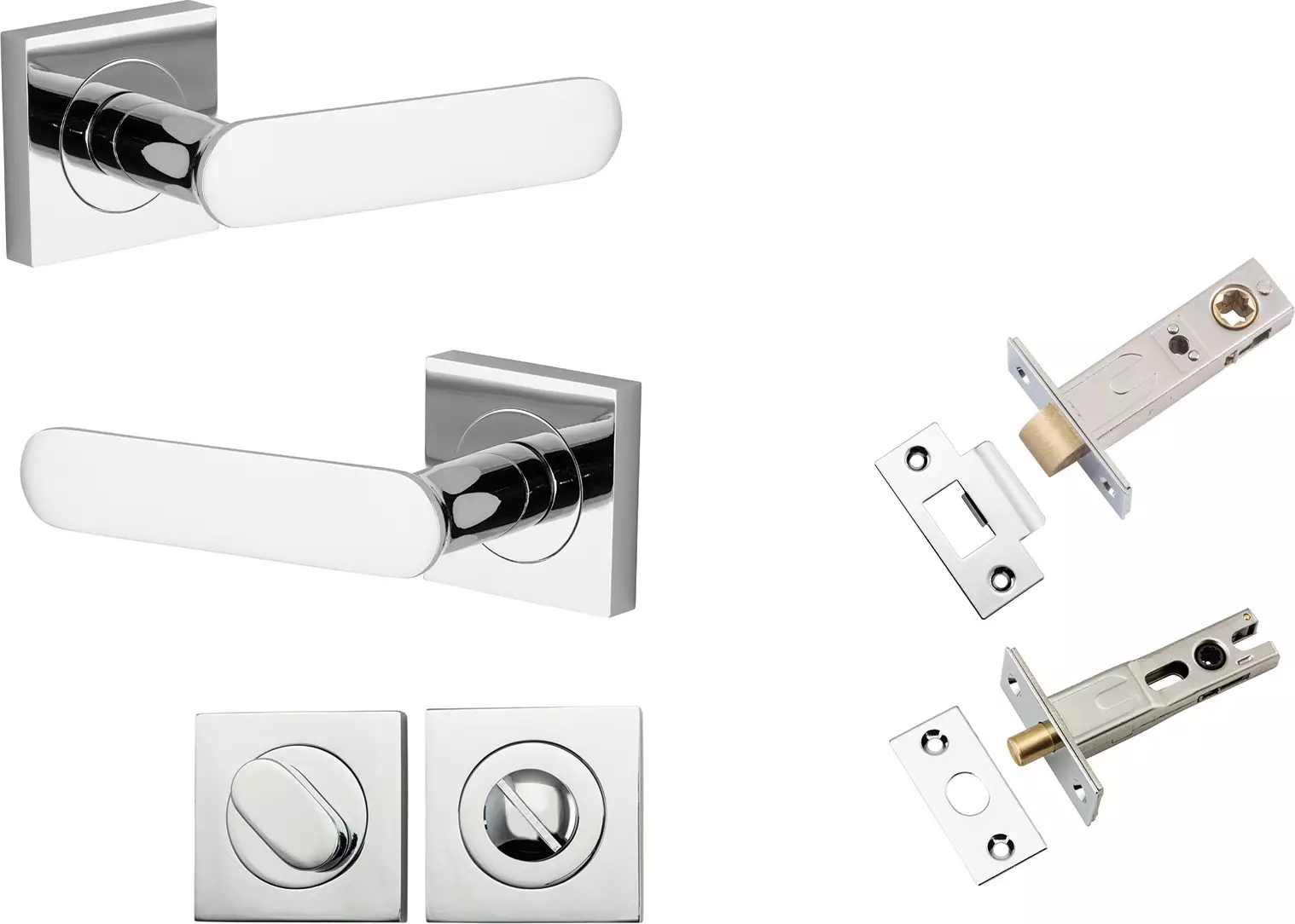 Bronte Lever - Square Rose Privacy Set - CP