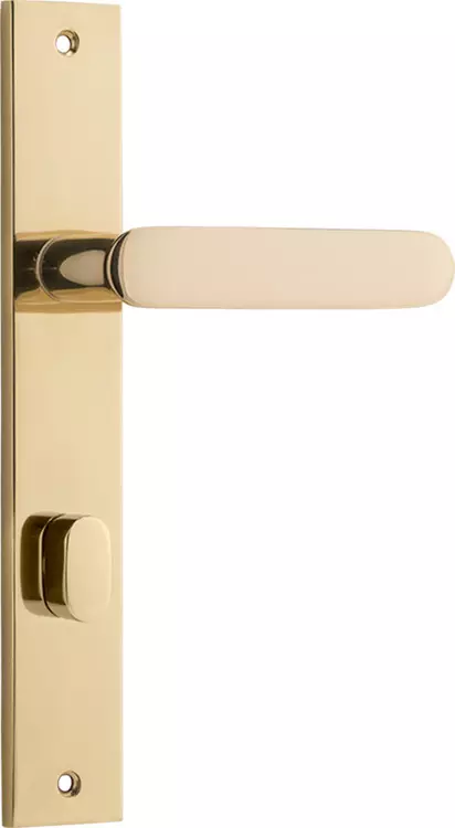 Bronte Lever - Rectangular Privacy Handles - PB