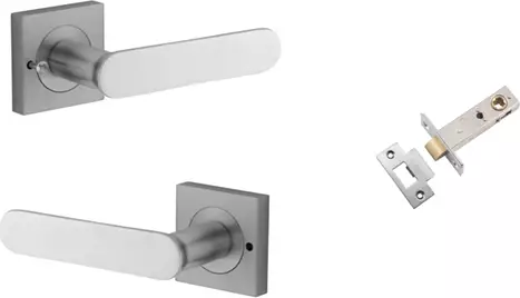 Bronte Lever - Square Rose Integrated Privacy Set - SC