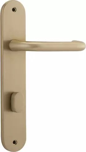 Oslo Lever - Oval Privacy Handles - BB