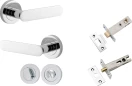 Bronte Lever - Round Rose Privacy Set - CP