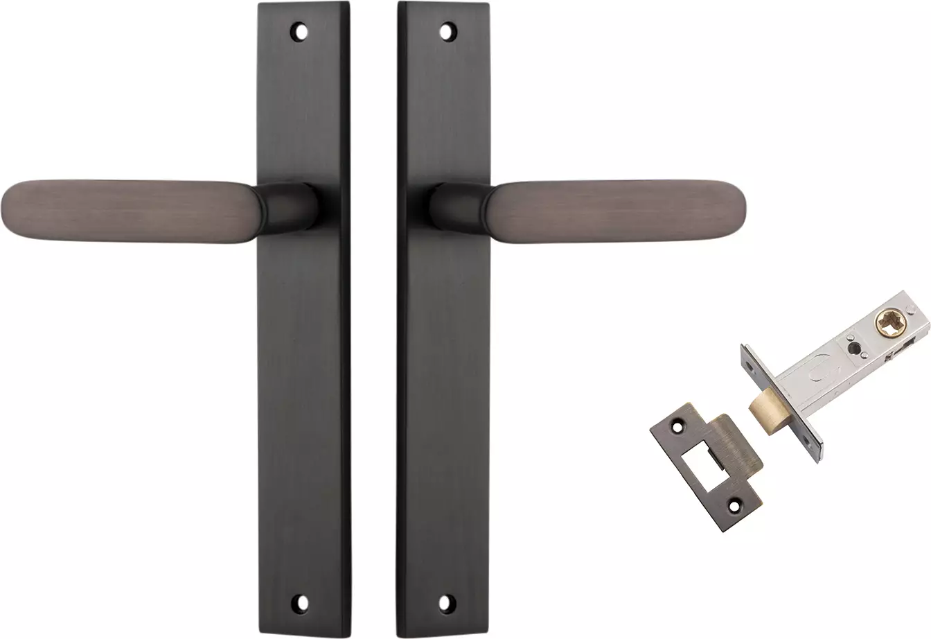 Bronte Lever - Rectangular Passage Set - SB