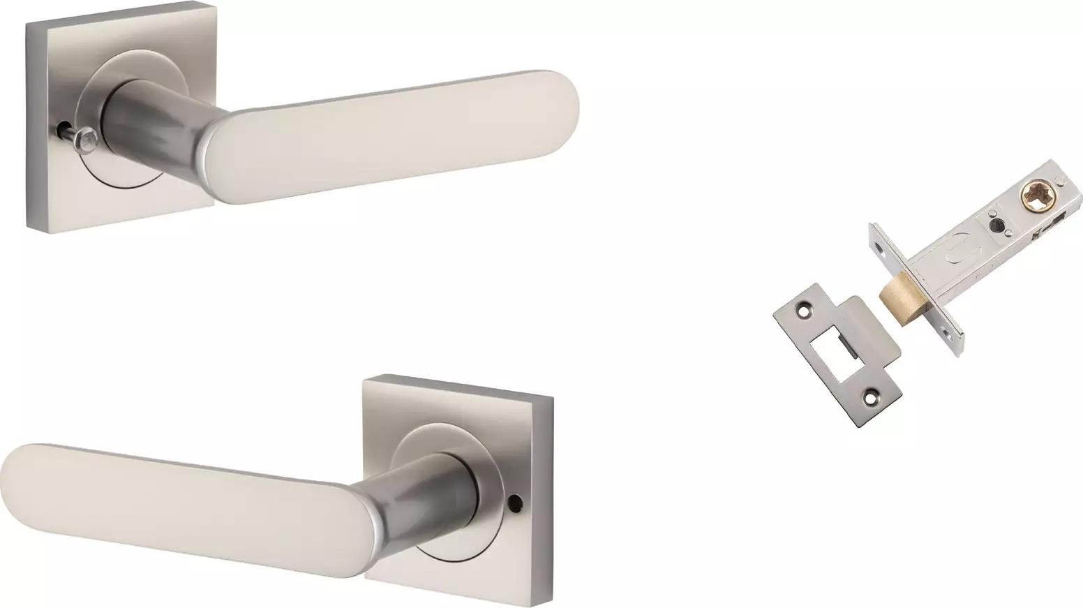 Bronte Lever - Square Rose Integrated Privacy Set - SN