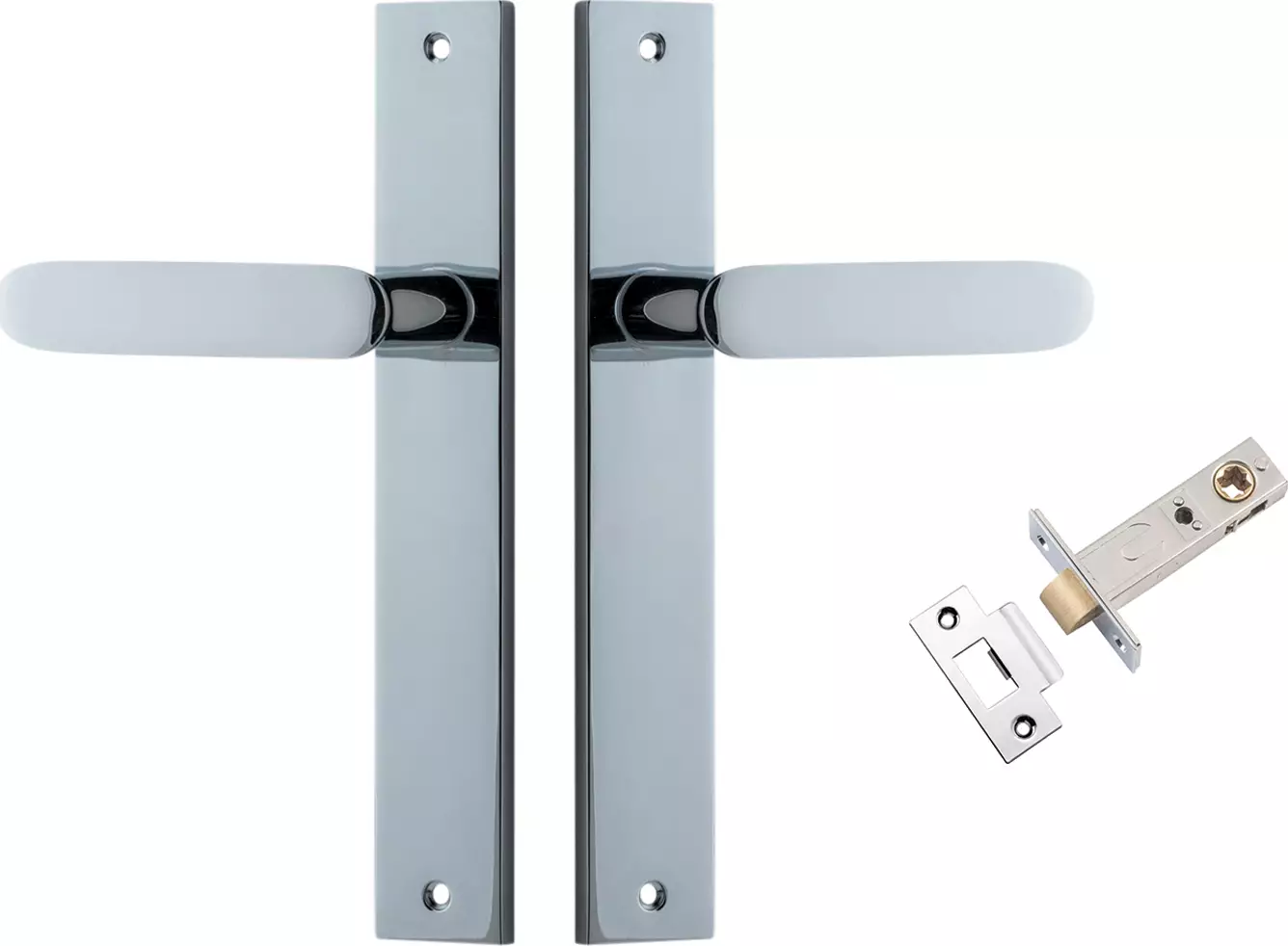 Bronte Lever - Rectangular Passage Set - CP