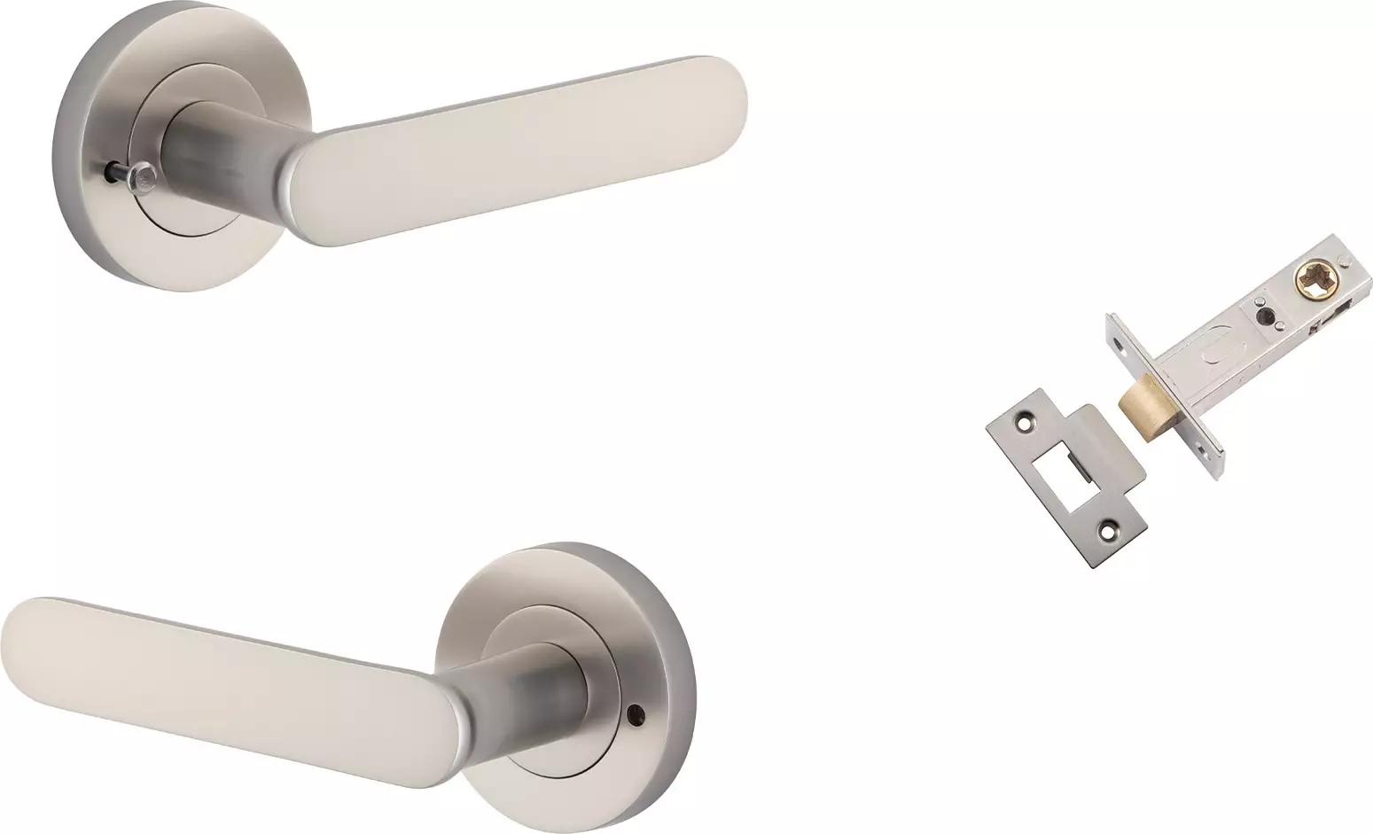 Bronte Lever - Round Rose Integrated Privacy Set - SN