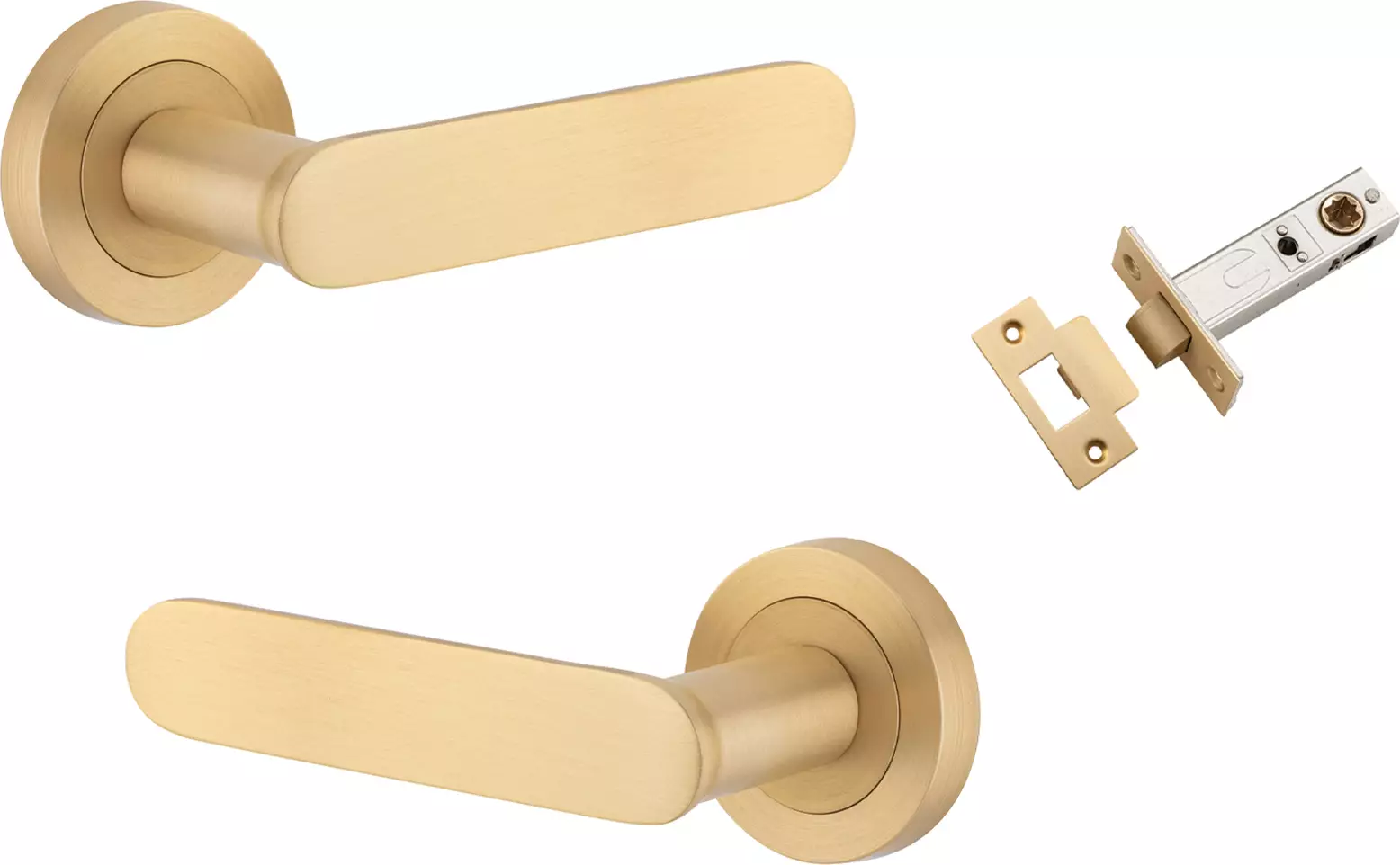 Bronte Lever - Round Rose Passage Set - BB