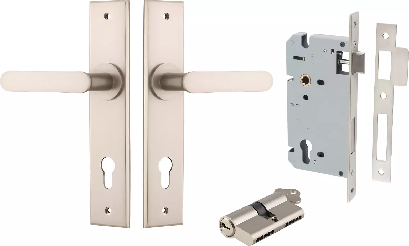 Bronte Lever - Chamfered Entrance Set - Key / Key - SN