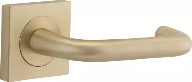Oslo Lever - Square Rose Handle Set - BB