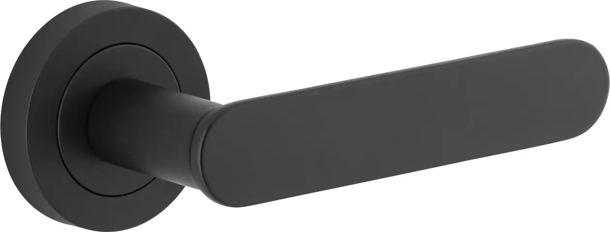 Bronte Lever - Round Rose Handle Set - MB