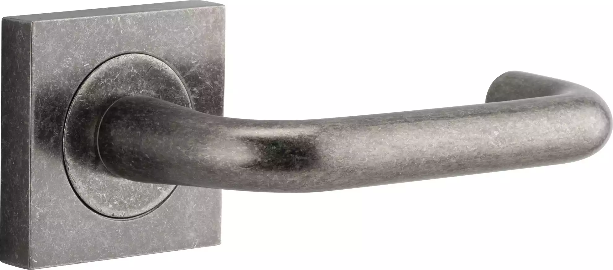 Oslo Lever - Square Rose Handle Set - DN