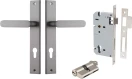 Bronte Lever - Rectangular Entrance Set - Key / Key - SN