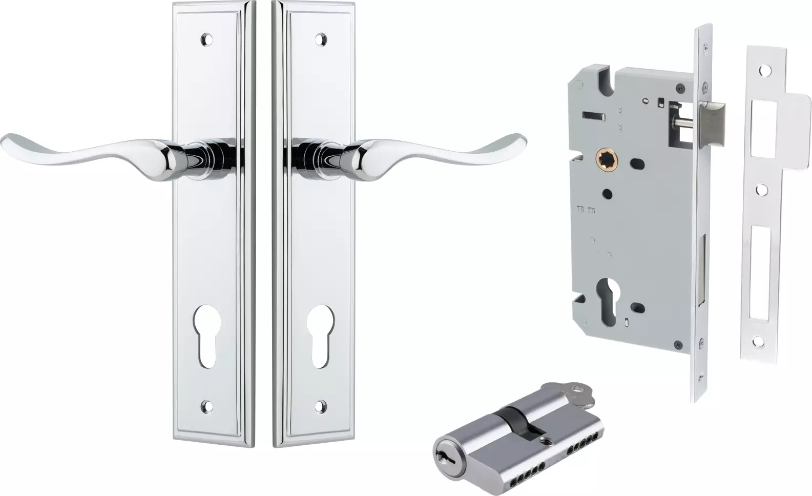 Stirling Lever - Stepped Entrance Set - Key / Key - CP