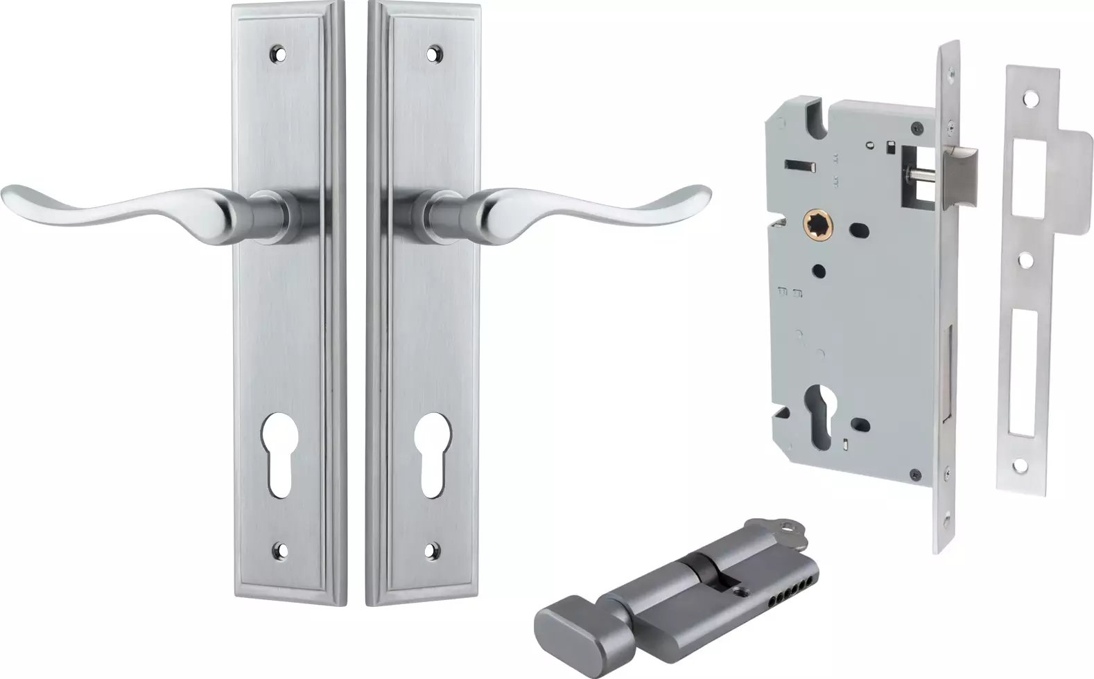 Stirling Lever - Stepped Entrance Set - Key / Turn - SC