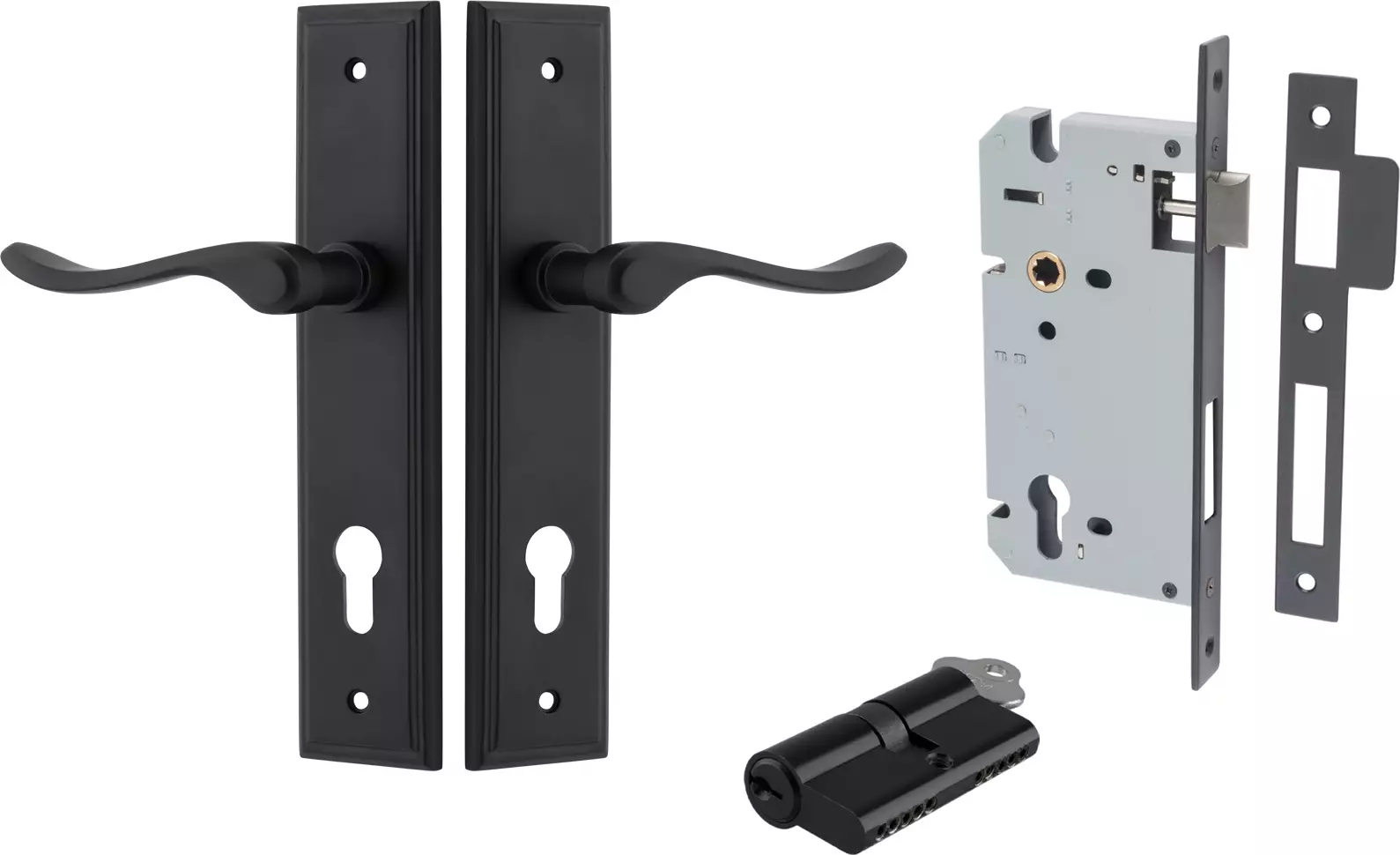 Stirling Lever - Stepped Entrance Set - Key / Key - MB