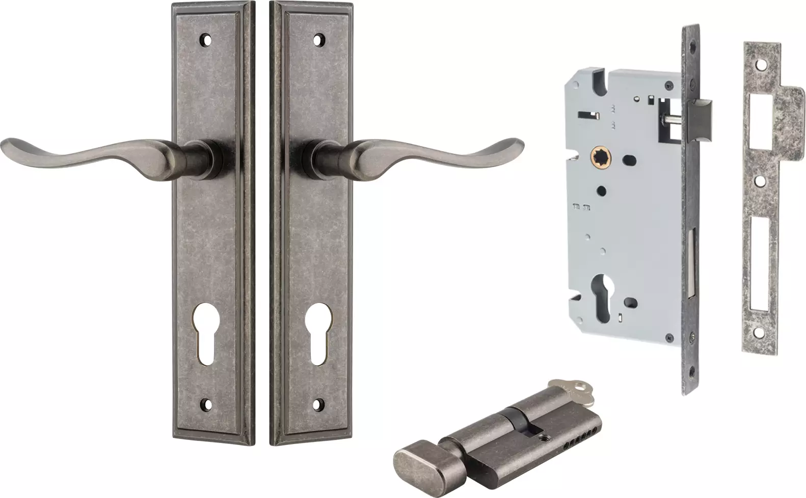 Stirling Lever - Stepped Entrance Set - Key / Turn - DN