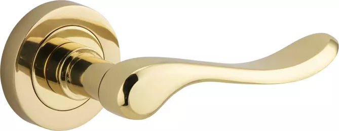 Stirling Lever - Round Rose Handle Set - PB