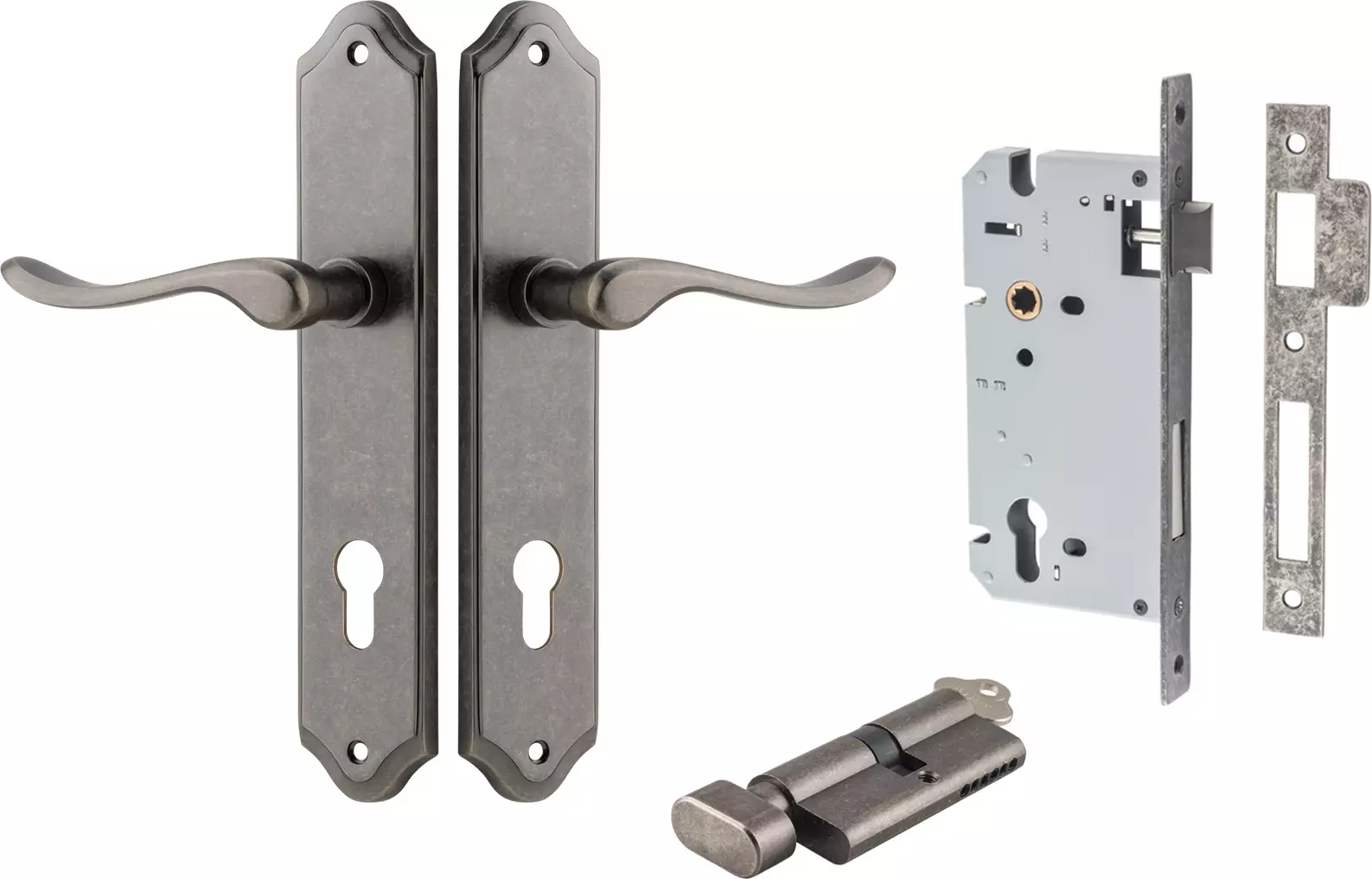 Stirling Lever - Shouldered Entrance Set - Key / Turn - DN