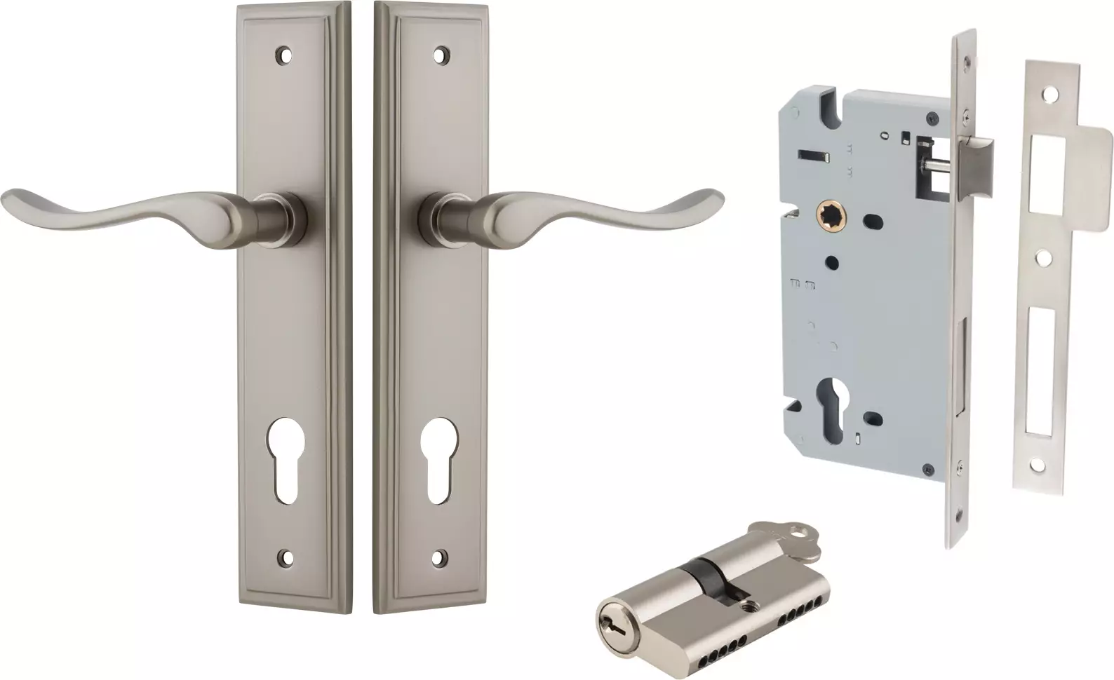 Stirling Lever - Stepped Entrance Set - Key / Key - SN