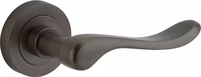 Stirling Lever - Round Rose Handle Set - SB
