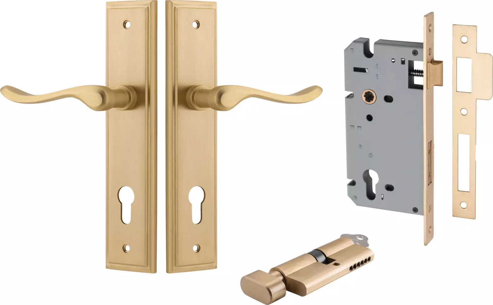 Stirling Lever - Stepped Entrance Set - Key / Turn - BB