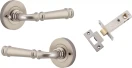 Verona Lever - Round Rose Integrated Privacy Set - SN