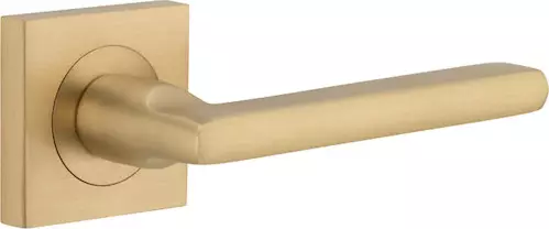 Baltimore Lever - Square Rose Handle Set - BB