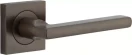 Baltimore Lever - Square Rose Handle Set - SB