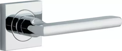 Baltimore Lever - Square Rose Handle Set - CP