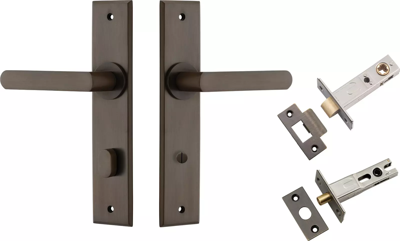 Osaka Lever - Chamfered Privacy Set - SB