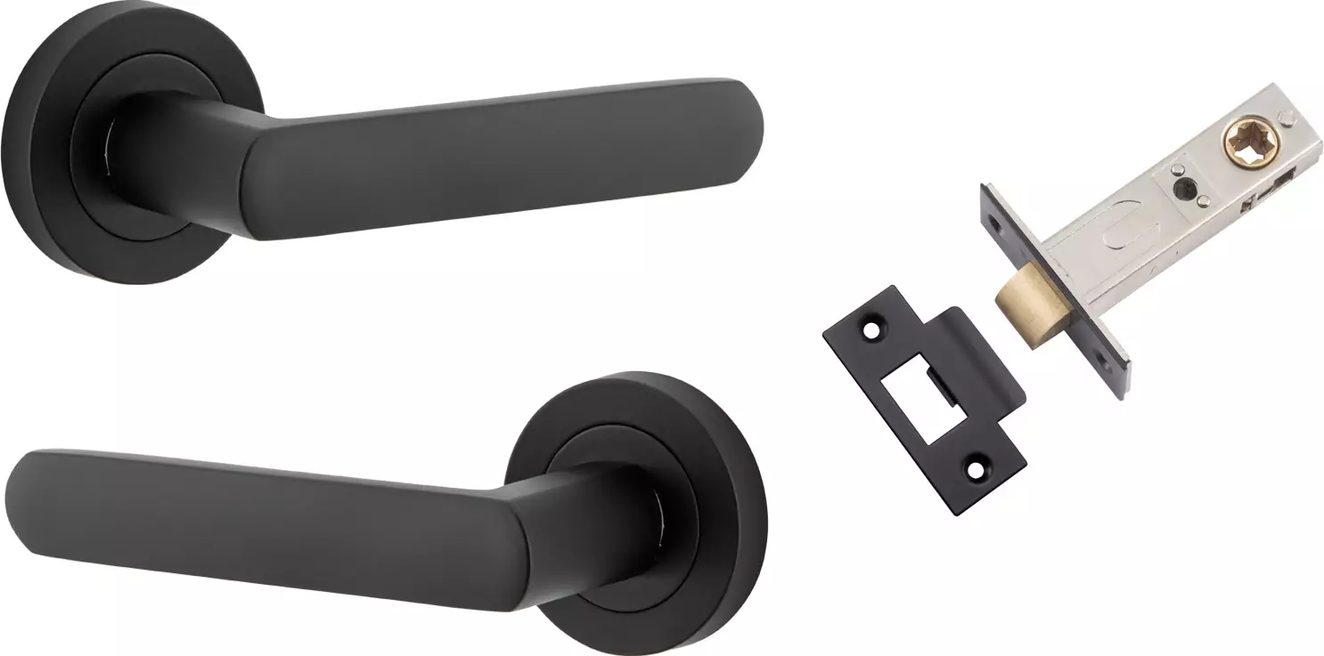 Osaka Lever - Round Rose Passage Set - MB