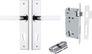Osaka Lever - Chamfered Entrance Set - Key / Key - CP