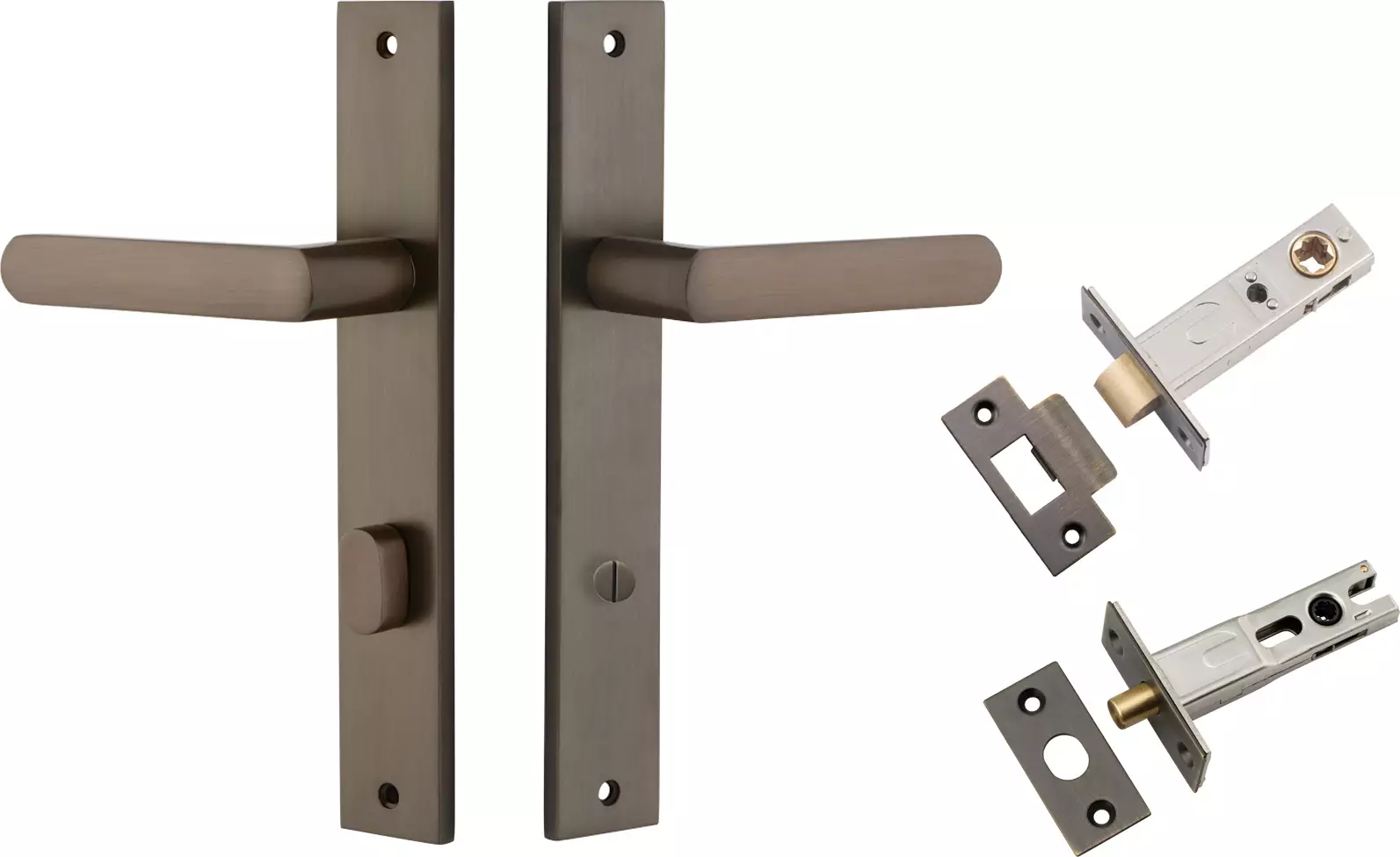 Osaka Lever - Rectangular Privacy Set - SB