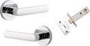 Osaka Lever - Round Rose Integrated Privacy Set - CP