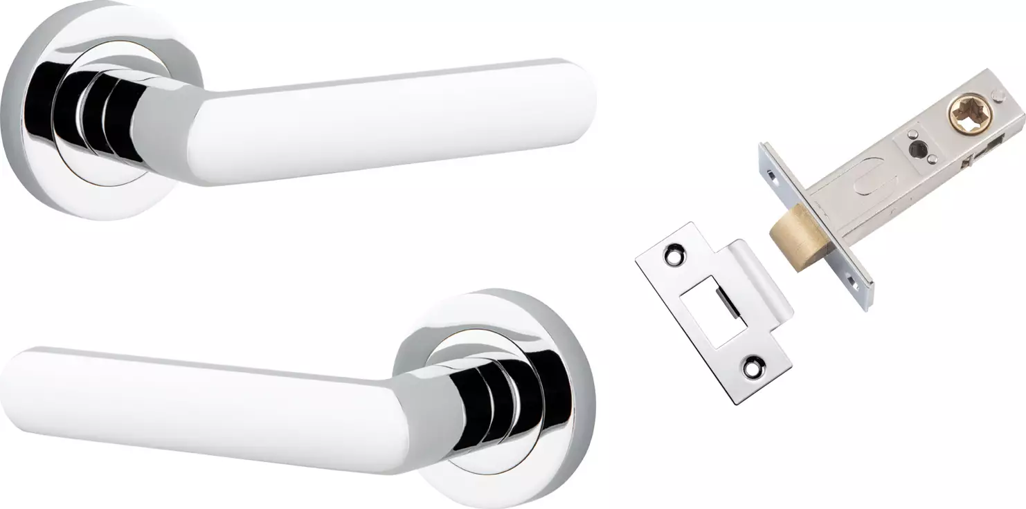 Osaka Lever - Round Rose Passage Set - CP